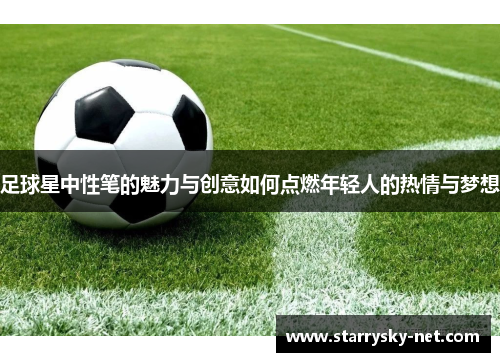 足球星中性笔的魅力与创意如何点燃年轻人的热情与梦想